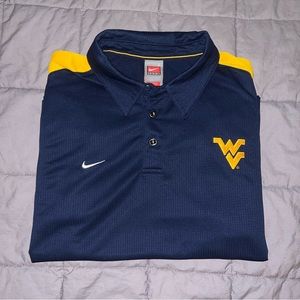 WEST VIRGINIA UNIVERSITY NIKE POLO
